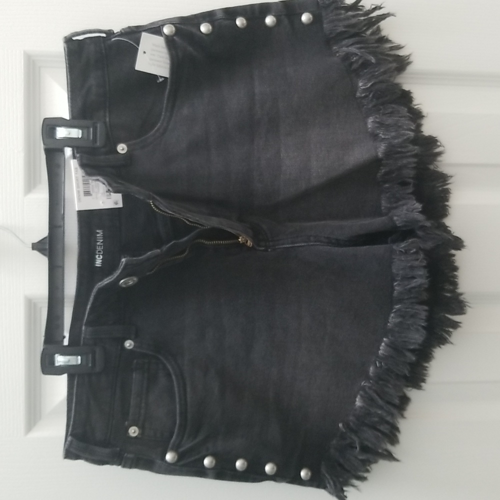 INC High Rise Denim Short NWT